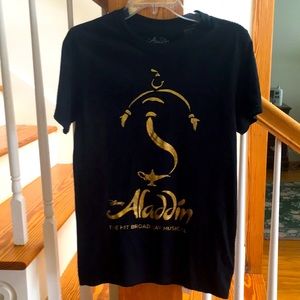 Disney Broadway Aladdin Tee. Worn once!  Dazzling!